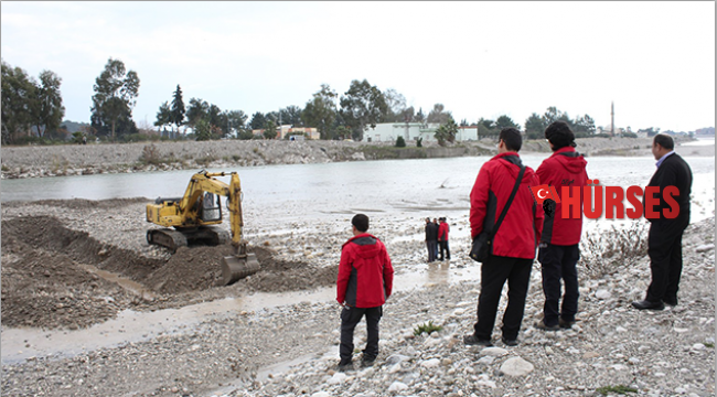 Buse için dere  yatağı kazılıyor