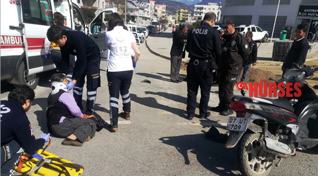 Gazipaşa kaza: 1 yaralı