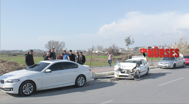 Trafik kazası: 2 yaralı
