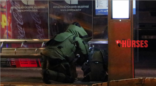 Unutulan çantadan giysi çıktı