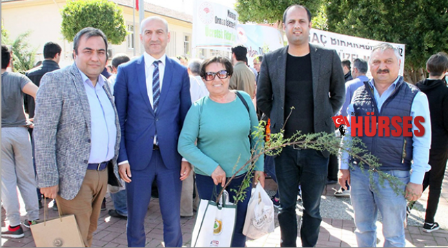 2 bin 600 fidan dağıtıldı