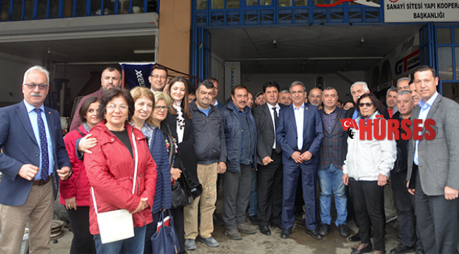 Budak ve Gül'den esnaf ziyareti