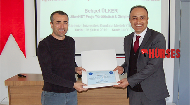 Kumluca MYO'da girişimcilik semineri