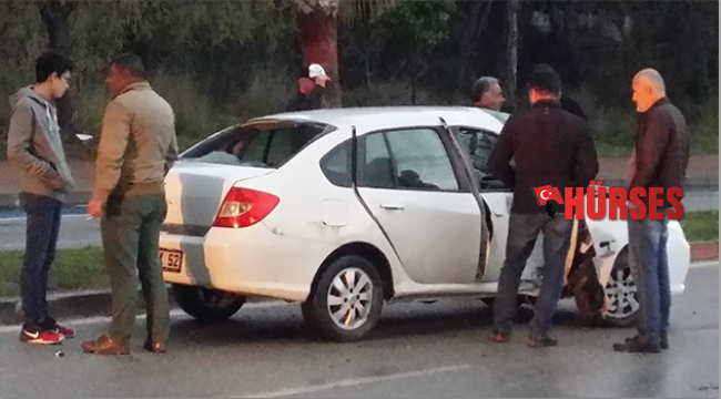 Şoför araçtan fırladı