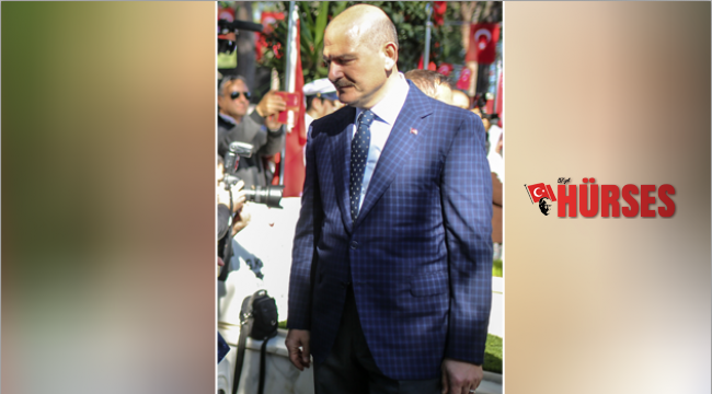 Soylu şehitlik anıtına çelenk bıraktı
