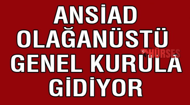 ANSİAD olağanüstü genel kurula gidiyor