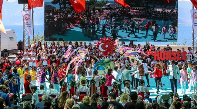 Antalya'da  bayram coşkusu