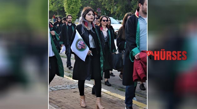 Avukatlardan  'sessiz yürüyüş'