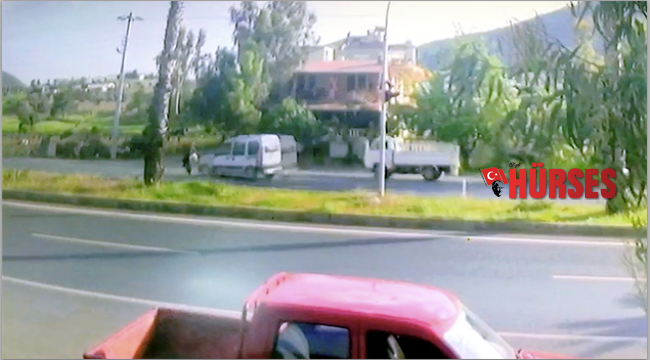 Kamyonet yayaya çarptı