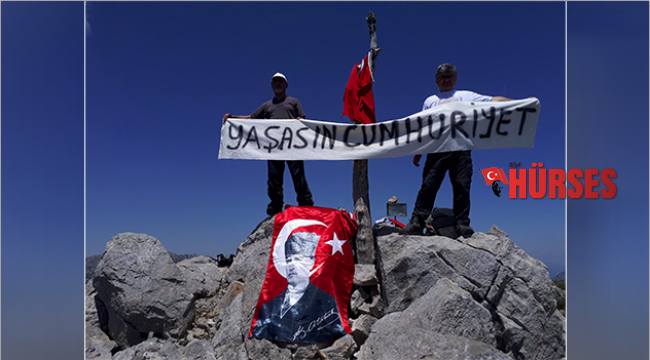 Zirvede 19 Mayıs kutladılar