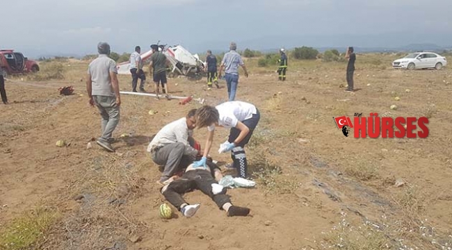 Eğitim uçağı düştü