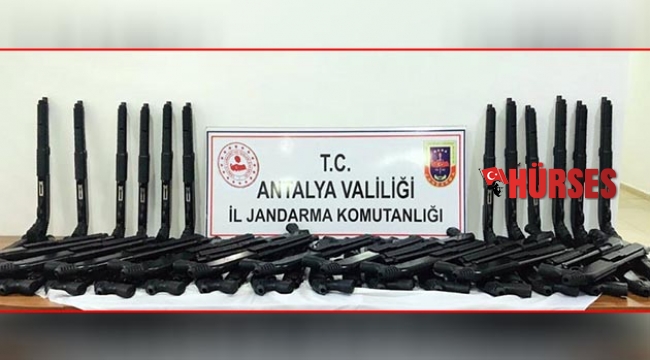 Kaçak üretilmiş tüfek ele geçirildi