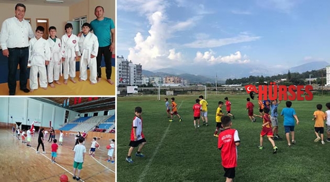 Kumluca’da yaz spor okuları başladı