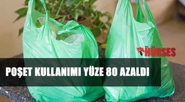 Poşet kullanımı azaldı