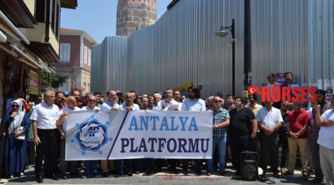 Antalya Platformundan ‘Kesik Minare’ tepkisi