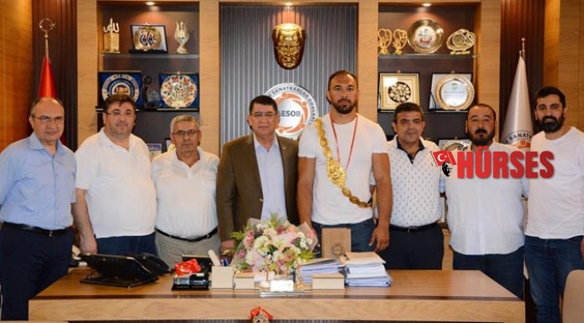 Başpehlivan Ali Gürbüz AESOB’da