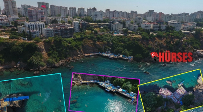 Falez plajları tatilcilerin gözdesi