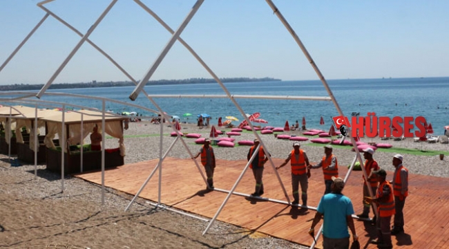 Konyaaltı’nda  işgale müdahale