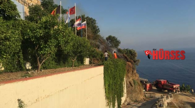 Korkutan, muz  bahçesi yangını