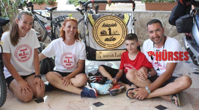 Pedal çevirerek Antalya’ya vardılar