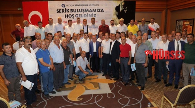 Başkan Böcek Serik’te