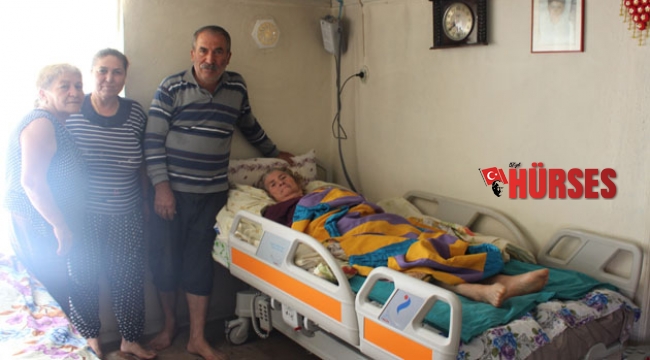 Elmalılı Elif Nine'ye hasta yatağı
