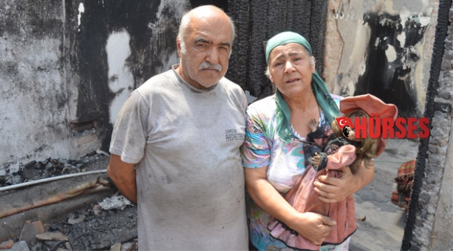 Hem evleri hem umutları kül oldu
