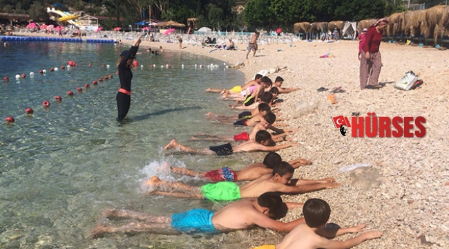 KAŞ'IN ÇOCUKLARI DENİZLE BULUŞUYOR