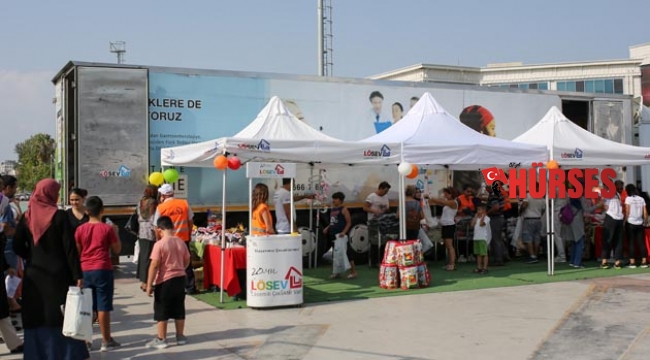 LÖSEV İyilik Tırı Antalya'da