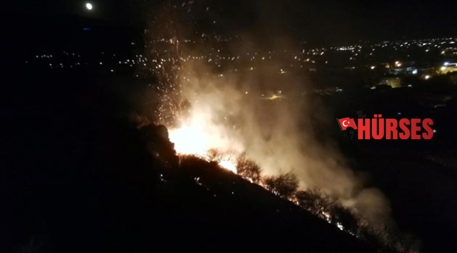 Xanthos Antik Kenti yakınında yangın