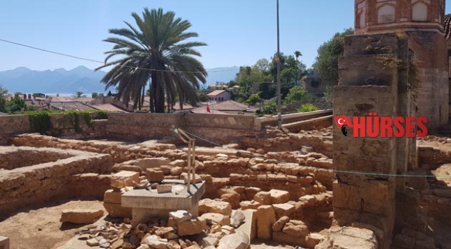 Yivli Minare'nin dibinde eski mezarlık bulundu