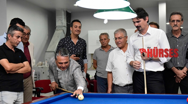 ASSİM’de bilardo spor merkezi açıldı