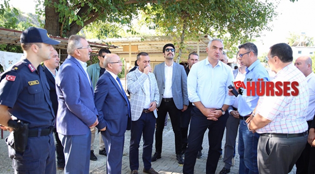 Bakan Ersoy, tarihi su kemerlerini inceledi