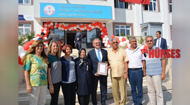 Eğitime hayırsever desteği