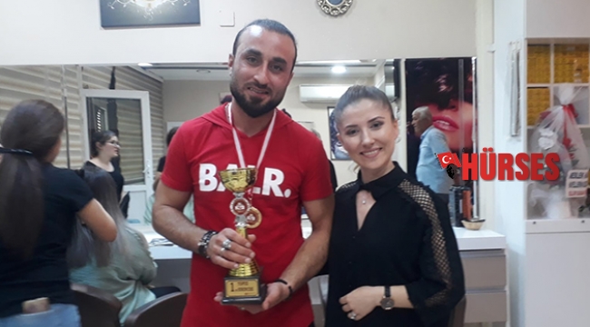 Kuaförlerin şampiyonu oldu