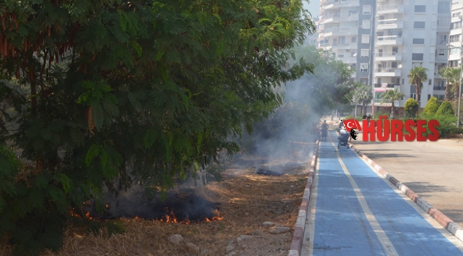 MADDE BAĞIMLILARI YANGIN ÇIKARDI