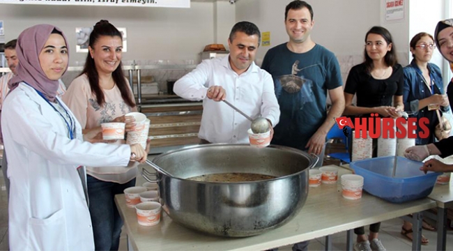 Ortaokulda aşure günü etkinliği