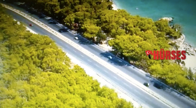 TRAFİK HAVADAN DENETLENDİ