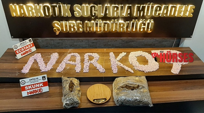 Antalya'da uyuşturucu operasyonu