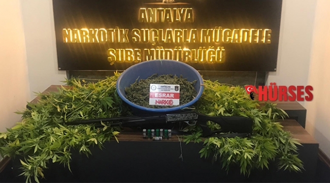 Antalya'da uyuşturucu operasyonu
