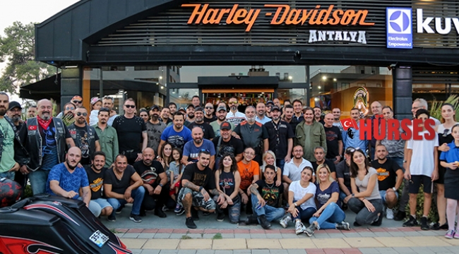 Antalyalı Harleyciler buluştu