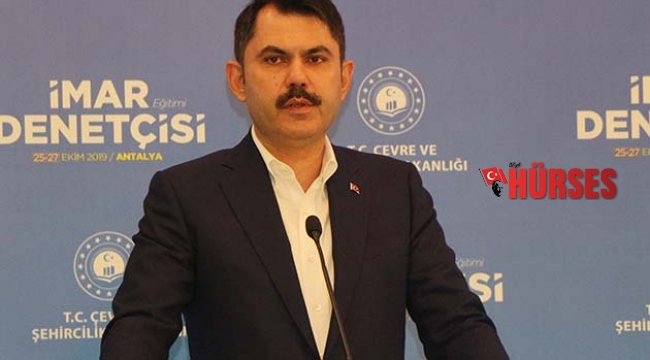 Bakan Kurum inşaat çalıştayına katıldı