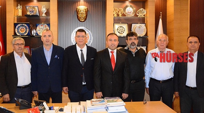 BAŞKAN DERE, ÖZÇELİK'İ KABUL ETTİ