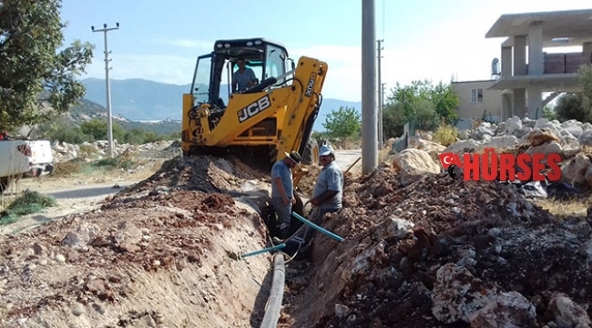 Demre Bozdağ'a yeni  içme suyu şebekesi