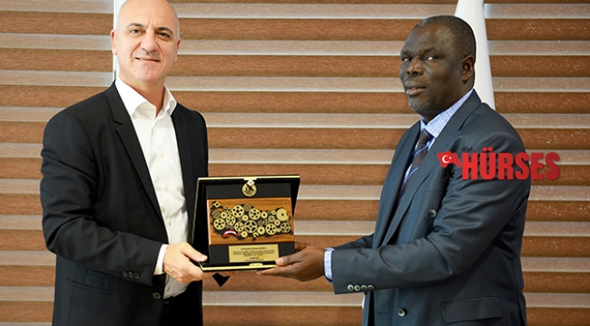 Uganda heyeti  Antalya OSB'de