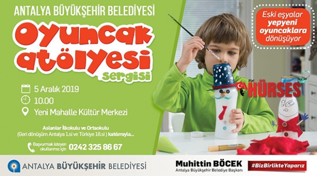 Eski eşyalar yepyeni  oyuncaklara dönüşüyor