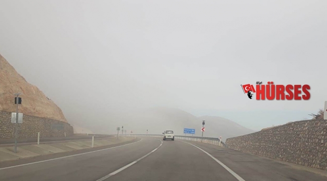Korkuteli- Elmalı  yolunda yoğun sis