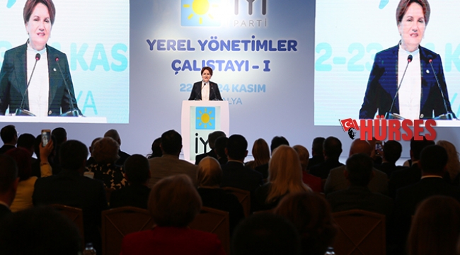 MERAL AKŞENER ANTALYA'DA
