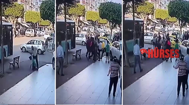 Önce dayak attı sonra dayak yedi