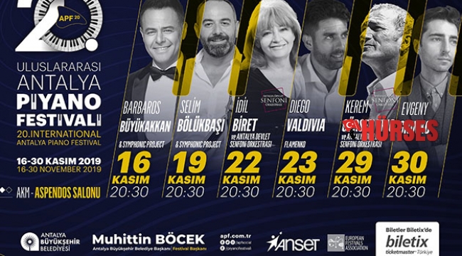 Piyano Festivali başlıyor